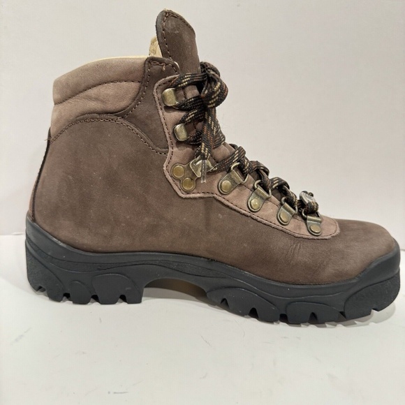 Raichle of Switzerland Mammut Gore-Tex Brown Leather Trail Hiking Boots Sz 6 EUC - Picture 7 of 15